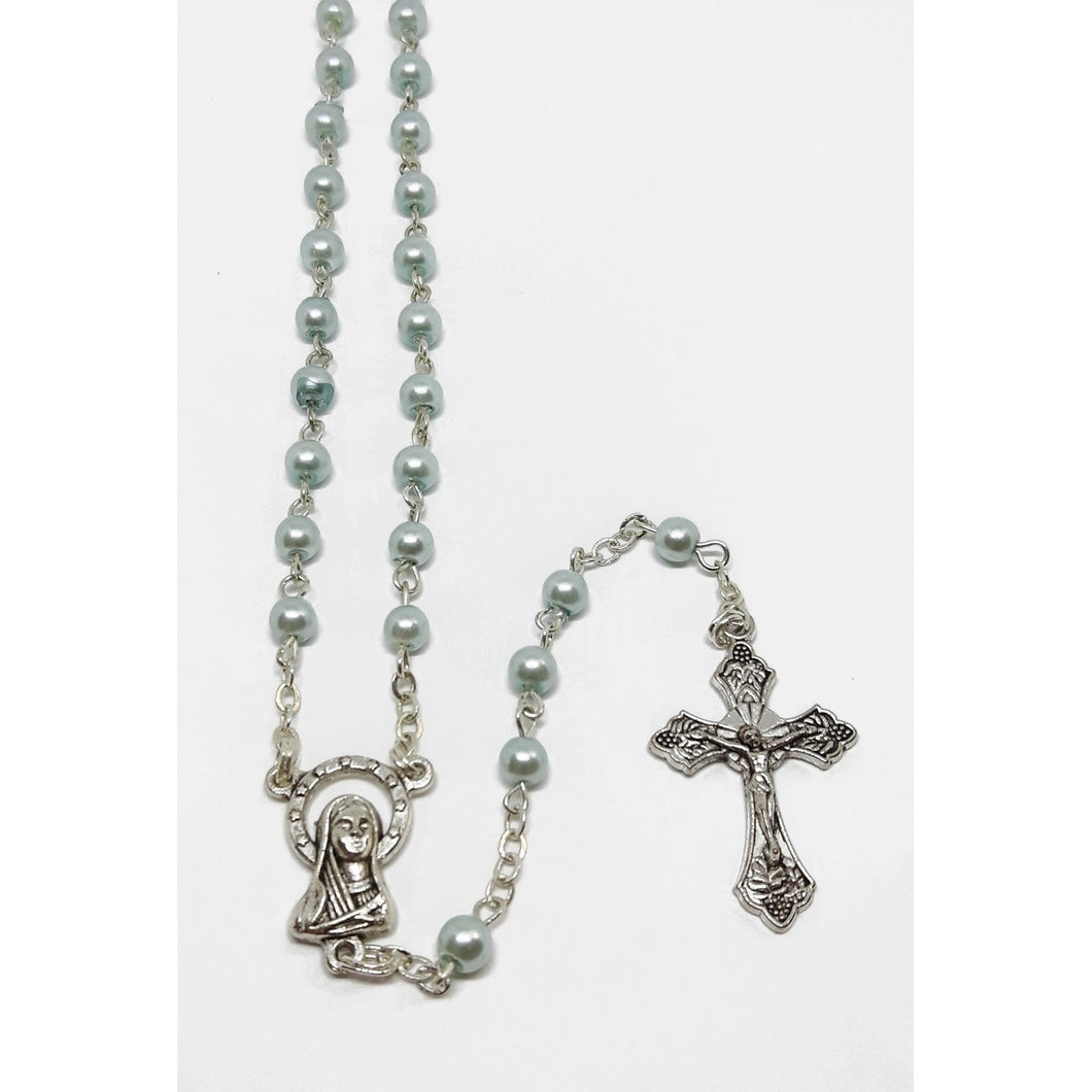 Blue Pearl Rosary