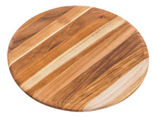 Load image into Gallery viewer, TEAKHAUS Rounded Edges Round 13" Cutting Board
