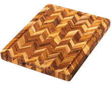 Load image into Gallery viewer, TEAKHAUS Heavy-Duty Herringbone 16" x 12" Cutting Board
