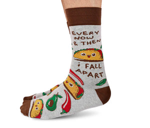 Tumbling Taco Socks - For Him