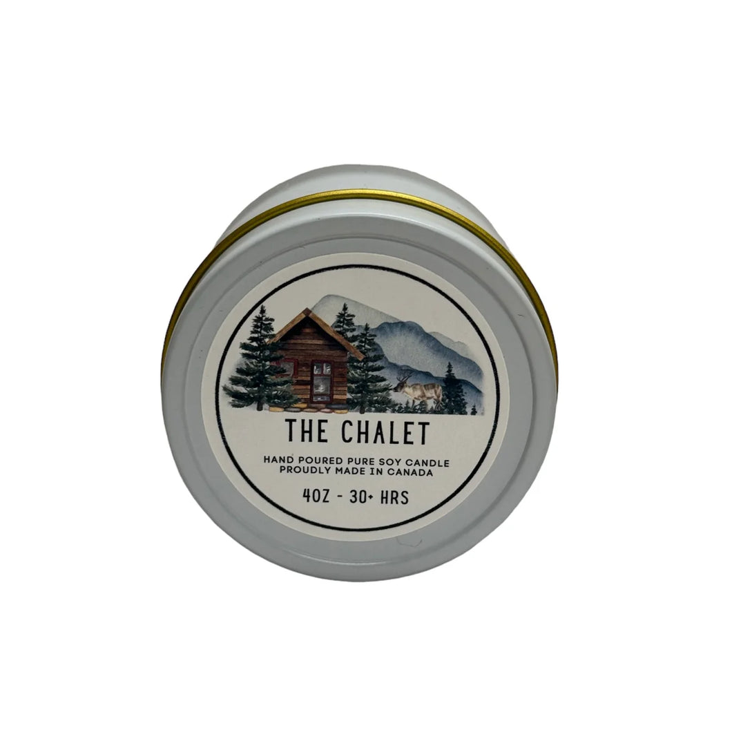 The Chalet Gift It Gray Soy Candle - 4oz