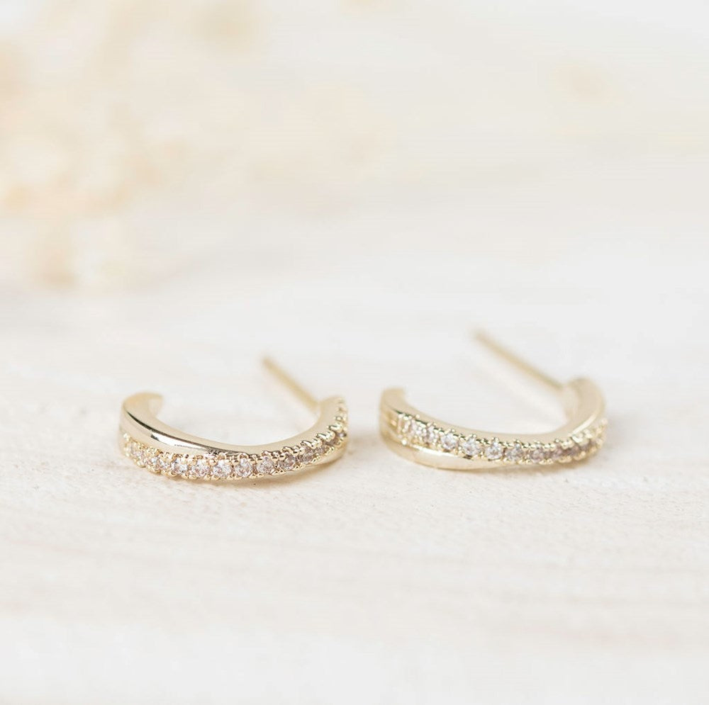 Tiny Dancer Hoops - Gold