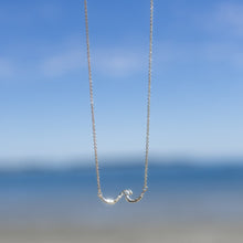 Load image into Gallery viewer, Tiny Wave Necklace - Silver

