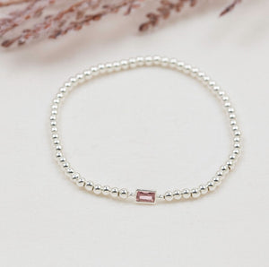 Twinkle Bracelet - Silver/Pink