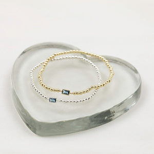 Twinkle Bracelet - Silver/Sky Blue