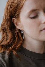 Load image into Gallery viewer, Twofold Earrings - Silver/Short
