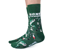 Load image into Gallery viewer, Gone Fishing Socks - For Him
