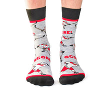 Load image into Gallery viewer, Slap Shot Red Socks- For Him
