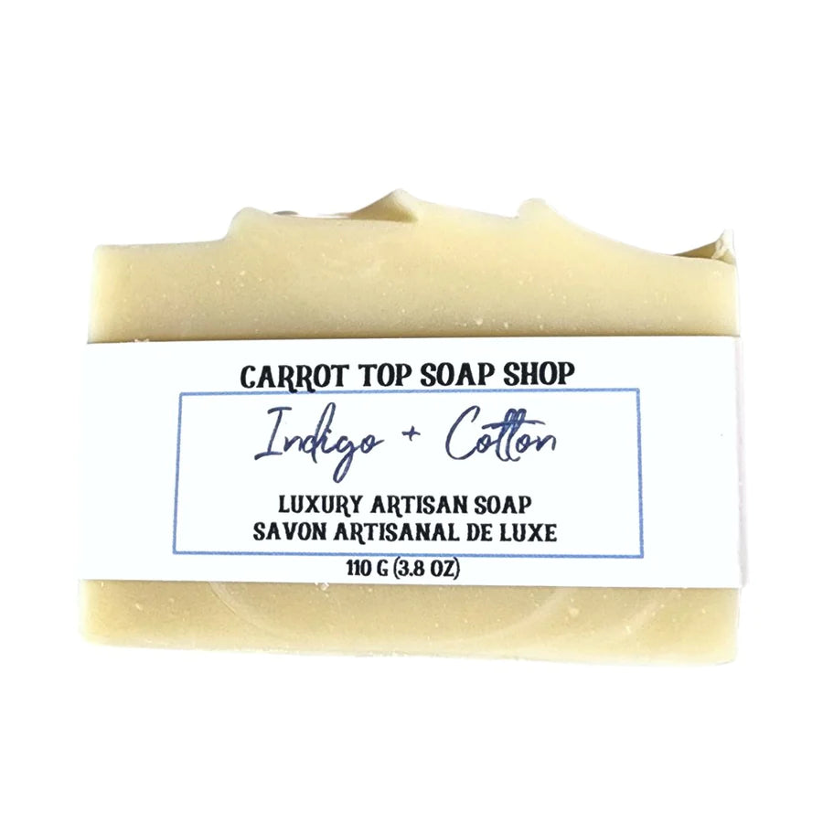 Indigo & Cotton Luxury Artisan Soap