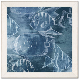 Under the Reef II Framed Print