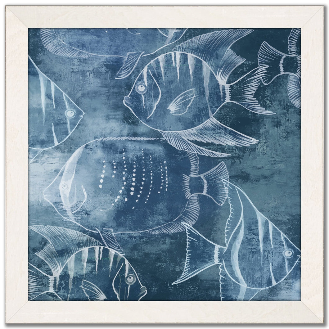 Under the Reef II Framed Print