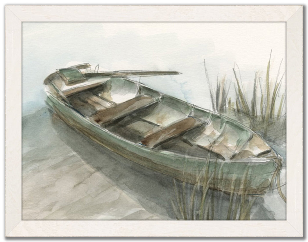 Abandoned Row Boat II Framed Print