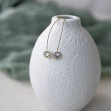 Load image into Gallery viewer, Wren Earrings - Gold/Clear
