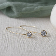 Load image into Gallery viewer, Wren Earrings - Gold/Clear
