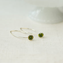 Load image into Gallery viewer, Wren Earrings - Gold/Moss Green
