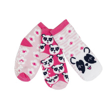 Load image into Gallery viewer, 3 Piece Terry Sock Set - Pippa the Panda
