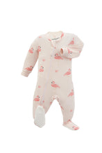 Load image into Gallery viewer, Pretty in Pink Organic Cotton Footed Sleeper

