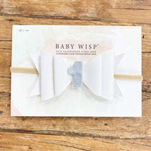 Load image into Gallery viewer, First Birthday Headband - White Hair Bow
