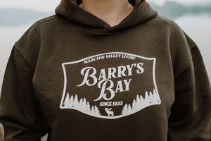 Pine Green - Barry's Bay Cozy Hoodie