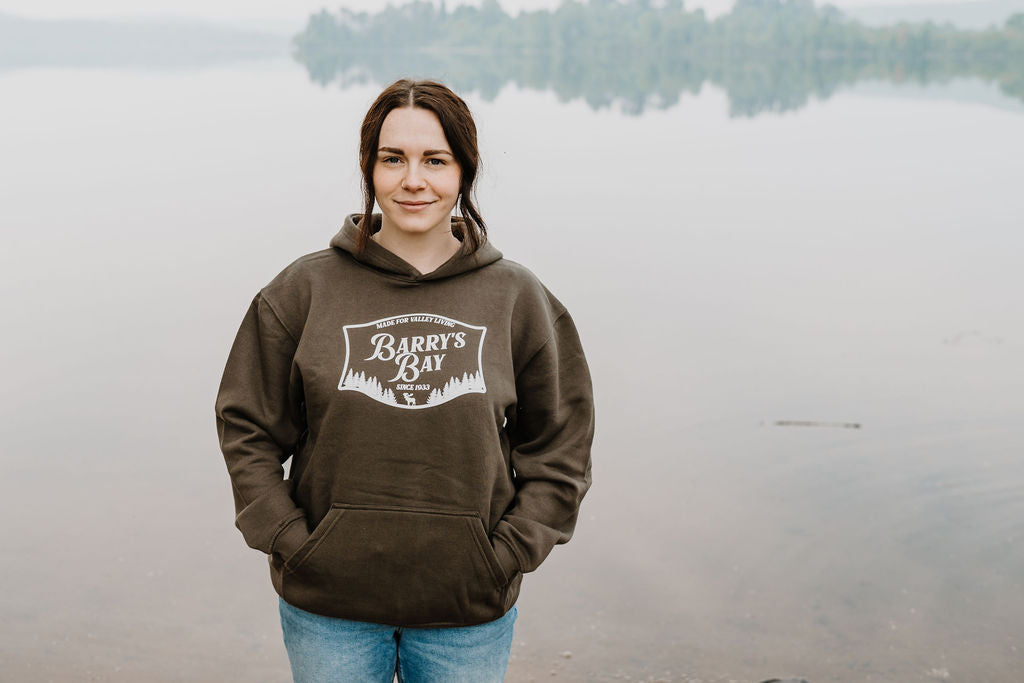 Pine Green - Barry's Bay Cozy Hoodie