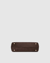 Load image into Gallery viewer, Arden Suede Shoulder Bag- Chocolate
