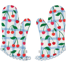 Load image into Gallery viewer, Very Cherry Mitts - Set of 2
