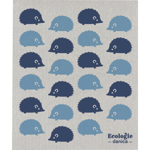 Happy Hedgehog Swedish Dishscloth