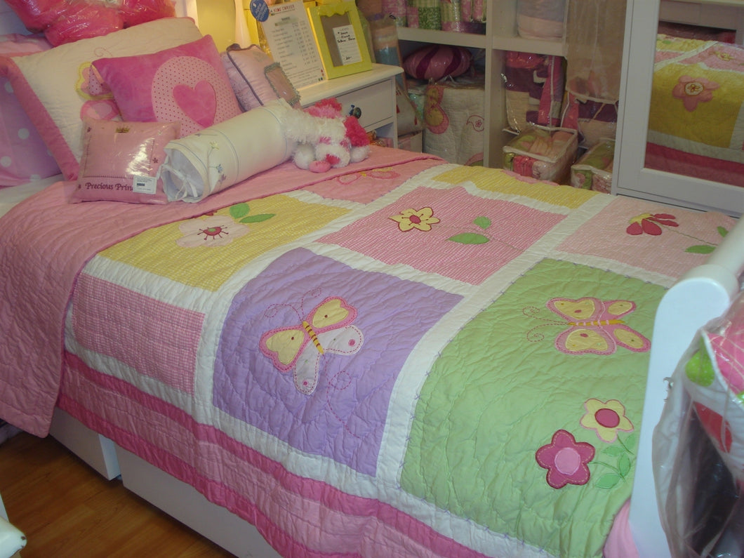 Garden Kids Twin Quilt Set