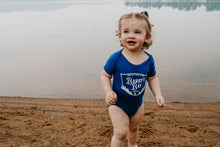 Load image into Gallery viewer, Royal Blue - Barry&#39;s Bay Patch Onesie
