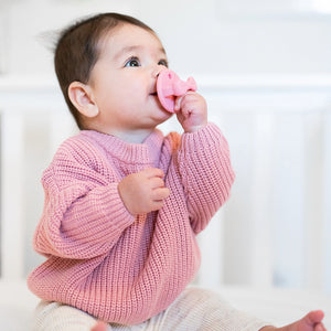 Pink Sweetie Orthodontic Pacifier Set