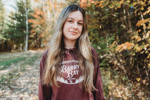 Burgundy - Barry's Bay Lightweight Hoodie