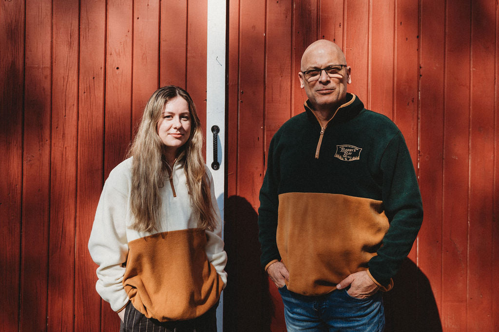 Forest Two-Tone Barry's Bay Quarter Zip Fleece