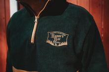 Load image into Gallery viewer, Forest Two-Tone Barry&#39;s Bay Quarter Zip Fleece
