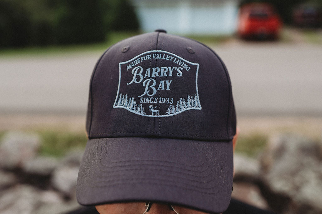 Charcoal - Barry's Bay Vented Athletic Cap