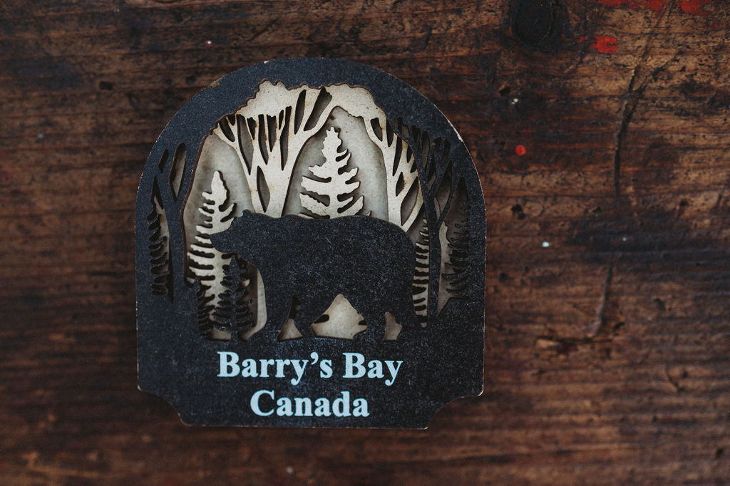 Barry's Bay Bear Magnet