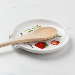 Vintage Strawberries Spoon Rest