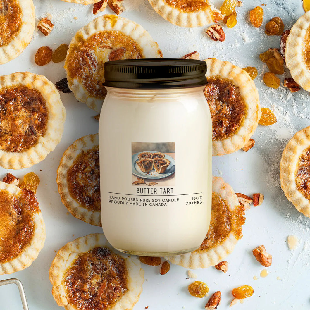 Butter Tart Soy Candle - 16oz Fall Edition