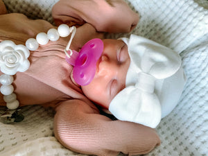 Newborn Bow Hat - Pink