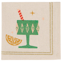 Load image into Gallery viewer, Spirits Bright Cocktail Napkins - Set of 4
