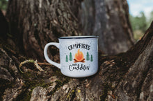 Load image into Gallery viewer, Vintage Campfire &amp; Cuddles Mug
