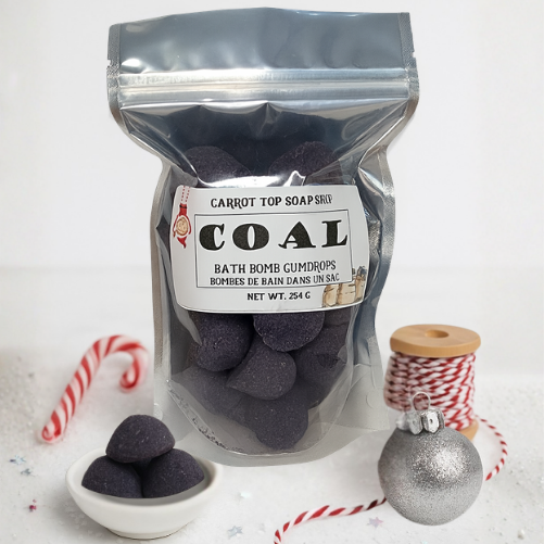 Coal Bath Bomb Gumdrops