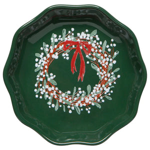 Wreaths Shaped Pinch Bowl - Assorted