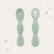 Load image into Gallery viewer, Infant Training Spoons For Self Feeding - Sage
