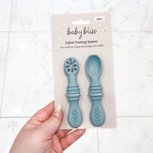 Load image into Gallery viewer, Infant Training Spoons For Self Feeding - Dusty Teal
