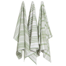 Load image into Gallery viewer, Sage Jumbo Dishtowels - Set of 3
