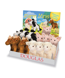 Mini Farm Animals Plush - Assorted