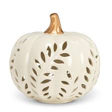 Ivory Large Round Pumpkin