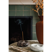 Load image into Gallery viewer, Emperador Marble Round Incense Holder
