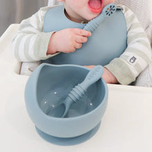Load image into Gallery viewer, Infant Training Spoons For Self Feeding - Dusty Teal
