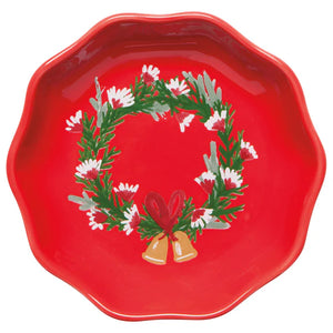 Wreaths Shaped Pinch Bowl - Assorted